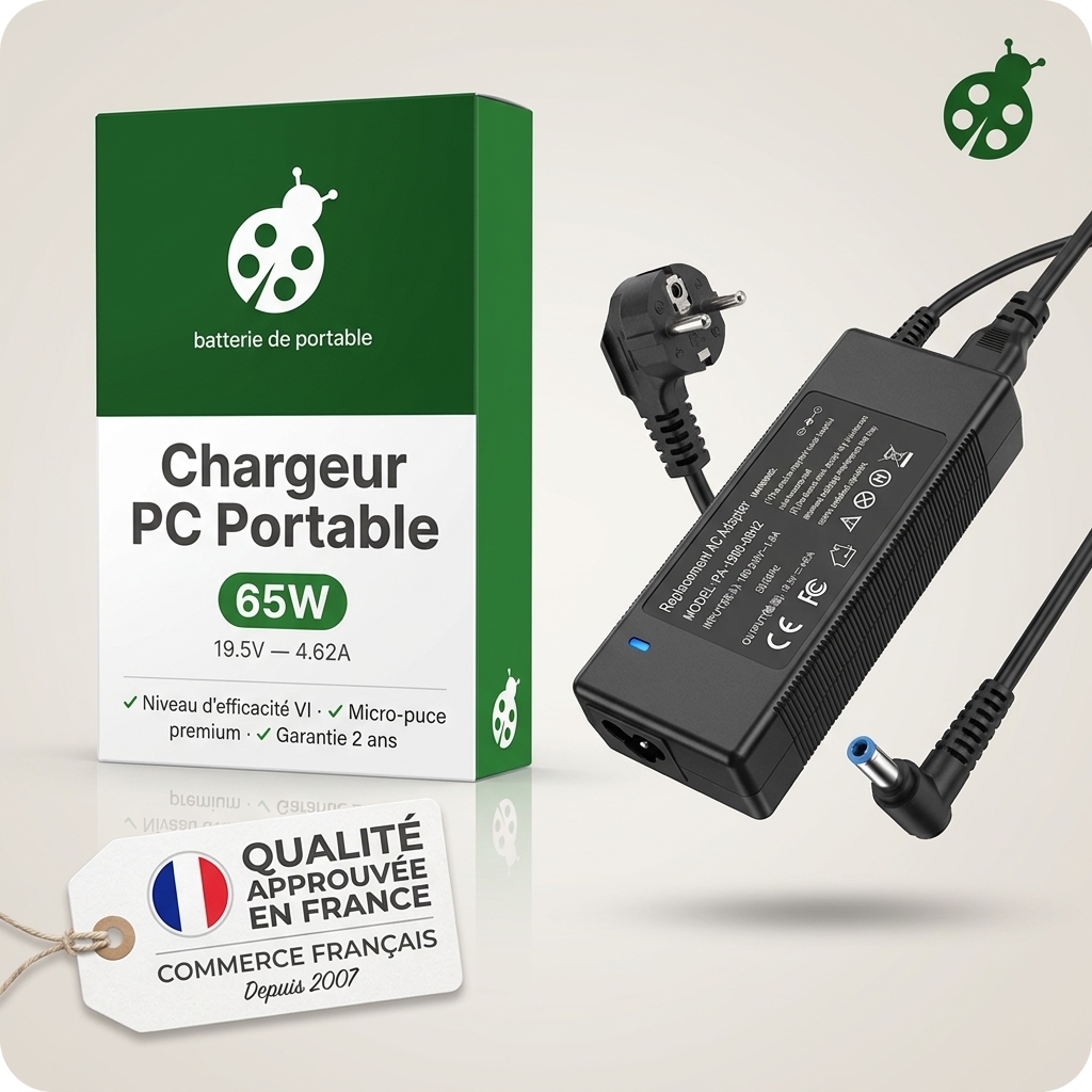 Chargeur ordinateur portable dell latitude 13 7350-9677