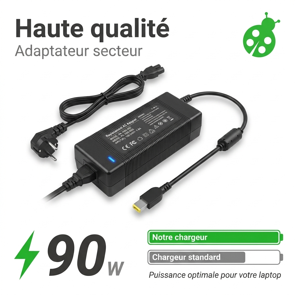 Chargeur ordinateur portable lenovo b40 80