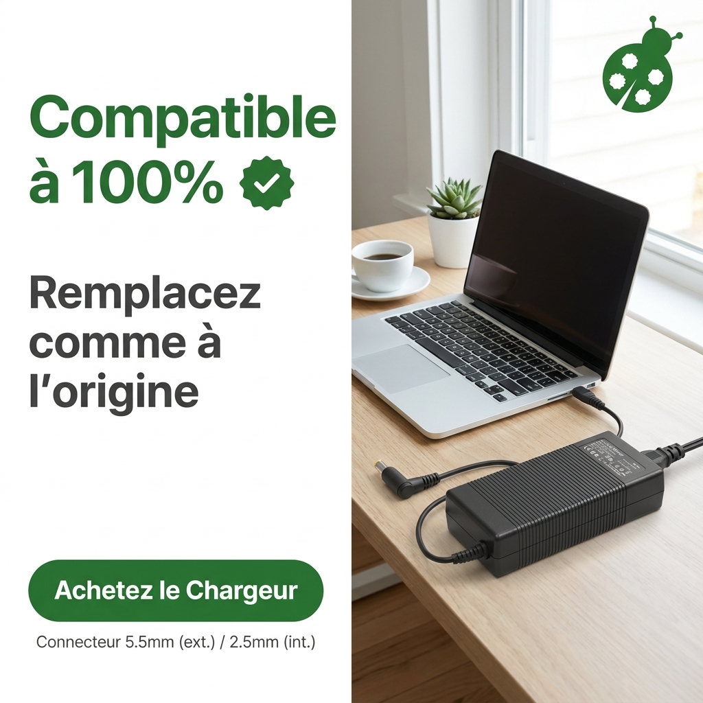Chargeur ordinateur portable medion akoya e6416