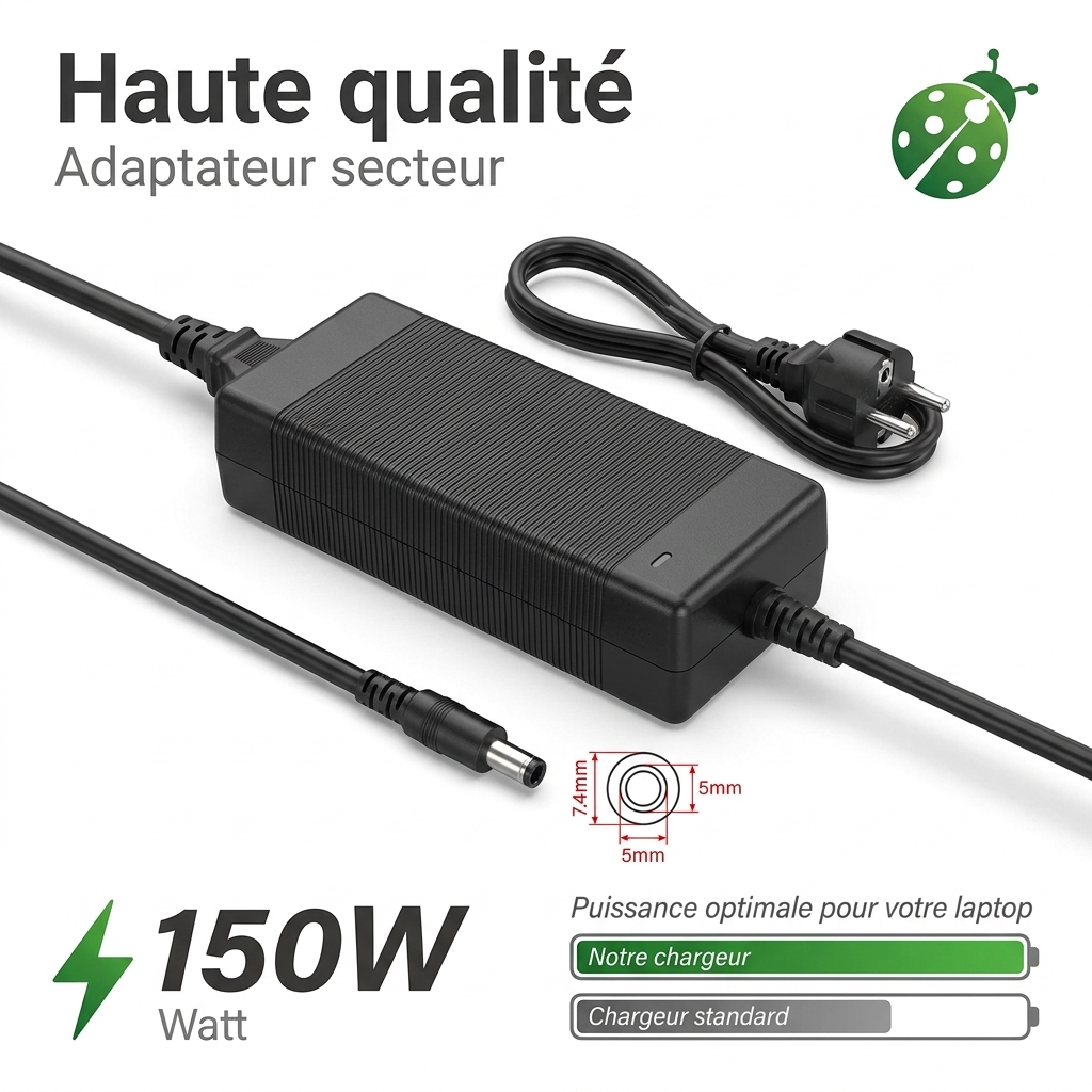 Chargeur ordinateur portable dell inspiron 7720