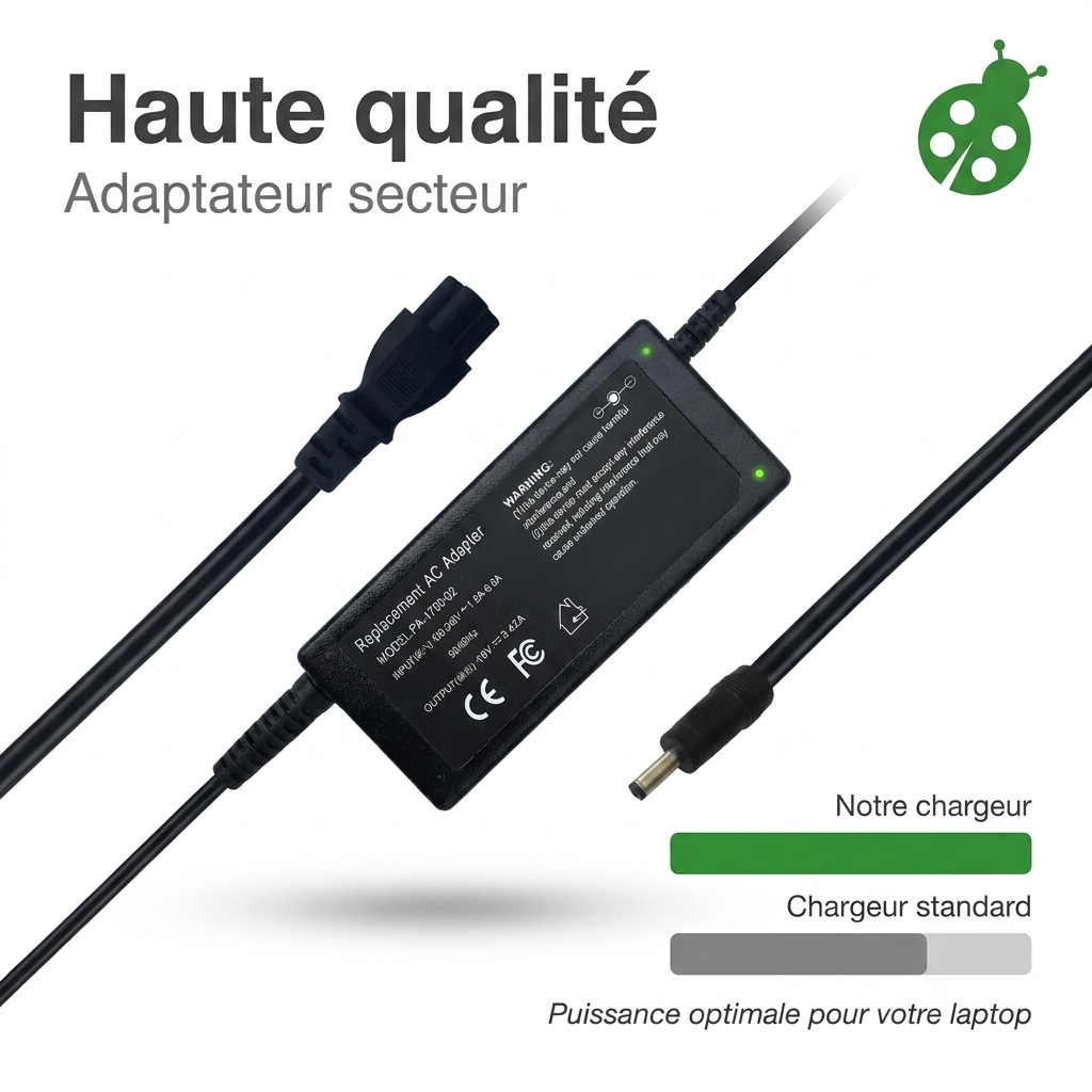 Chargeur ordinateur portable asus x507ub ej214t