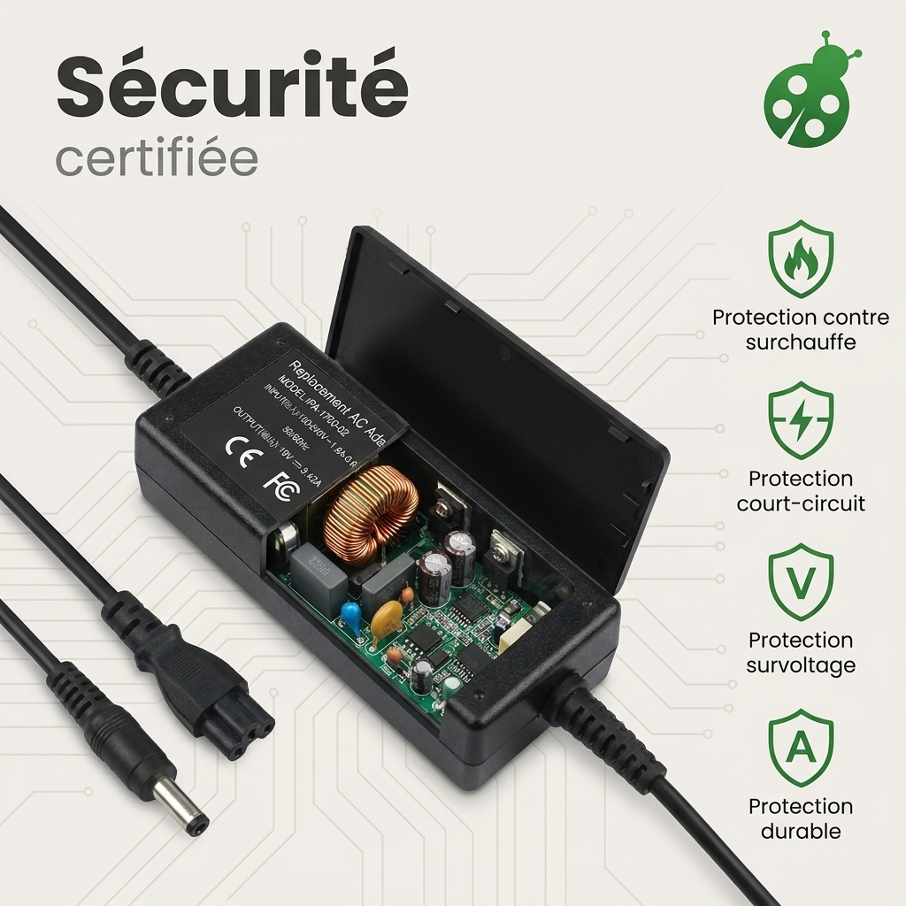 Chargeur ordinateur portable asus r541uv dm1438t