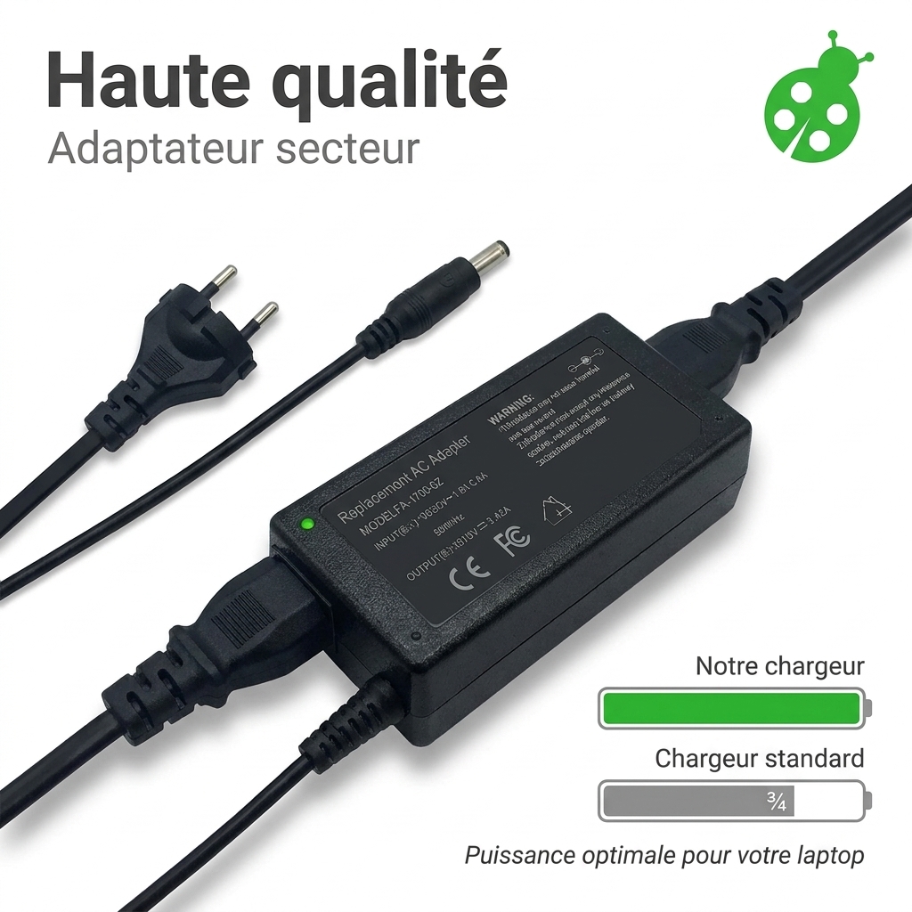 Chargeur ordinateur portable asus r543ua