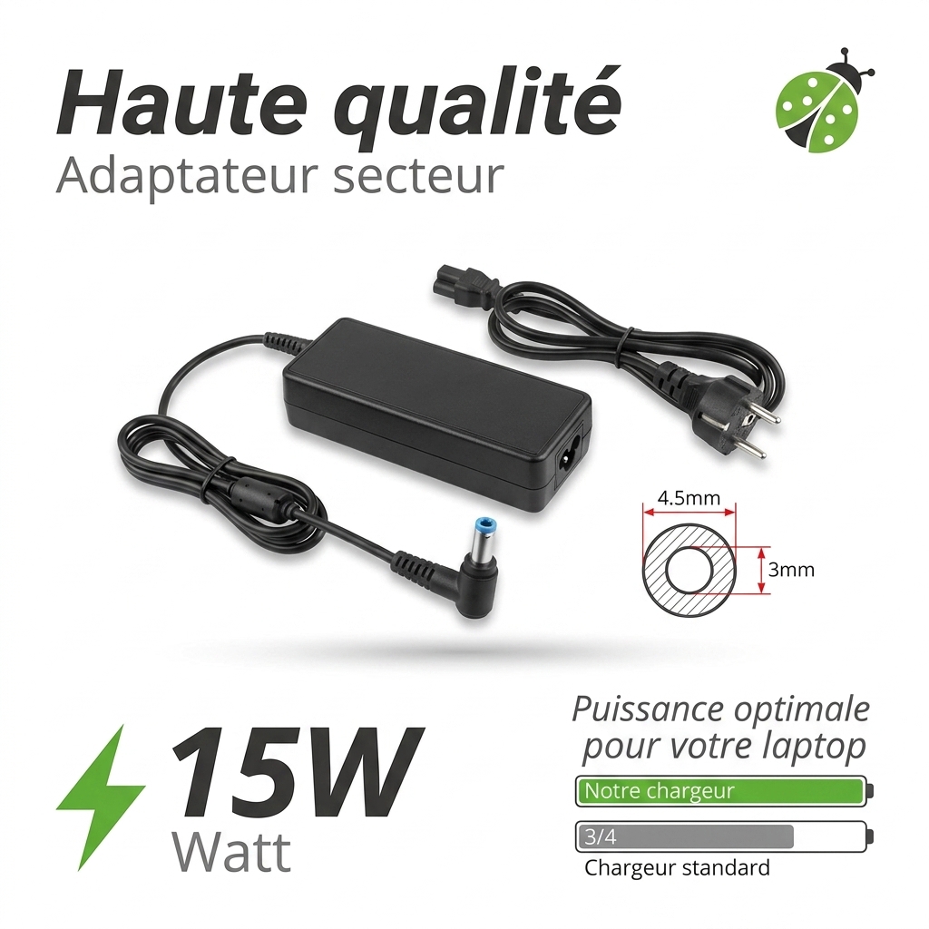 Chargeur ordinateur portable hp  zbook studio x360 g5