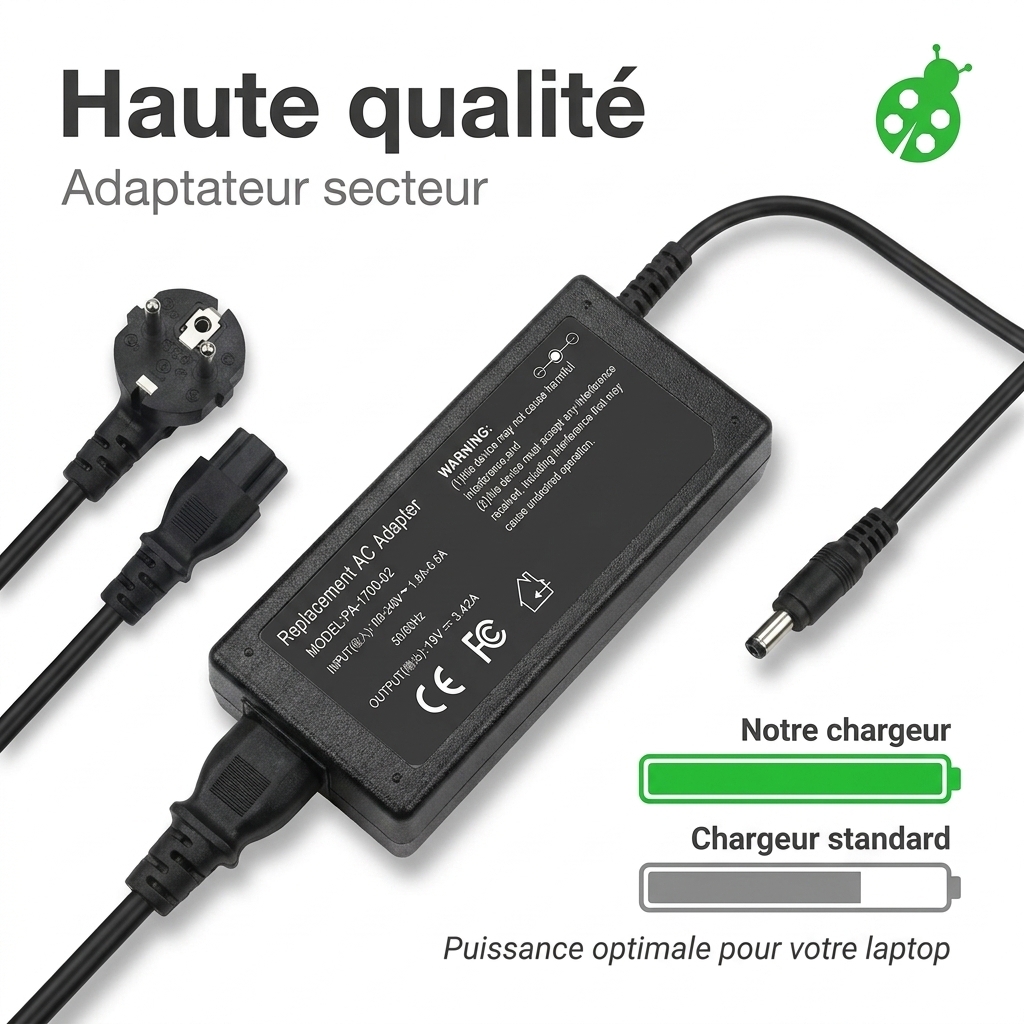 Chargeur ordinateur portable asus vivobook flip tp401ca ec036t