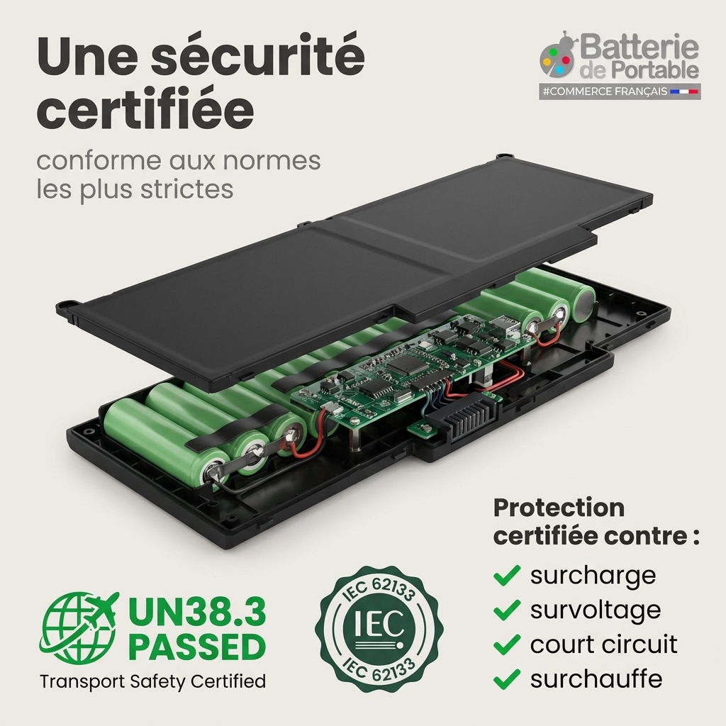 Batterie ordinateur portable dell latitude 14 7480