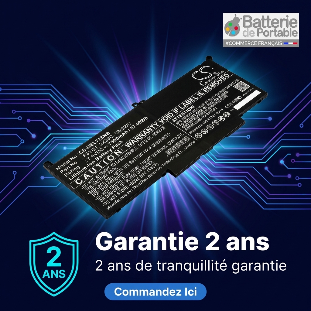 Batterie ordinateur portable dell latitude 14 7480
