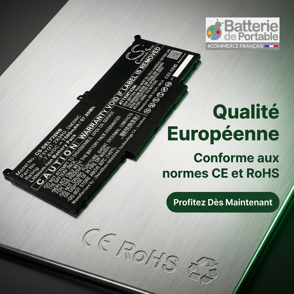 Batterie ordinateur portable dell latitude 14 7480