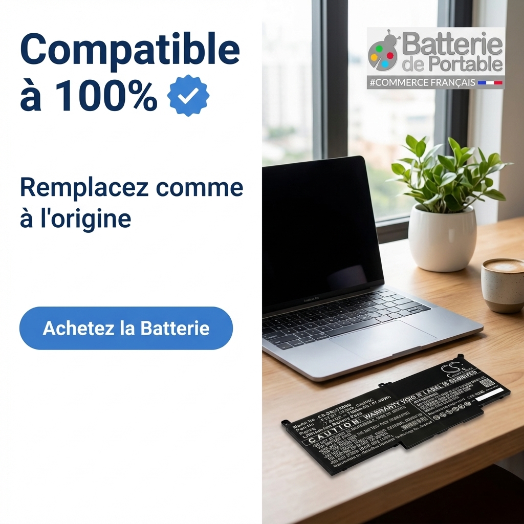 Batterie ordinateur portable dell latitude 14 7480