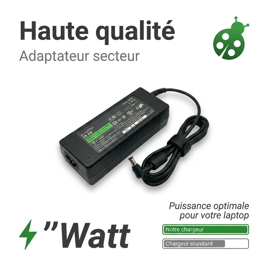 Chargeur ordinateur portable sony vaio pcg 81112m