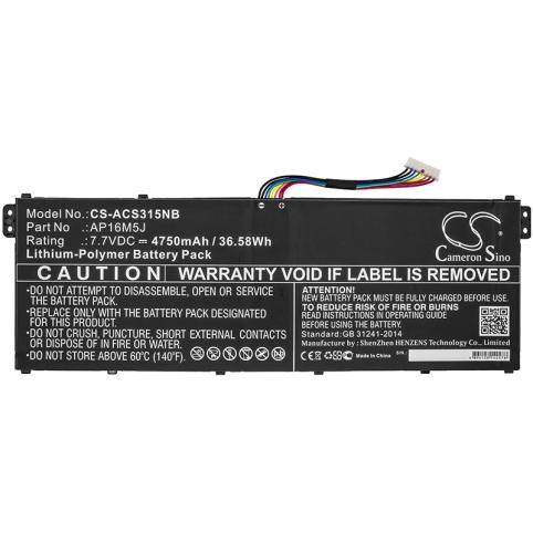Batterie ordinateur portable acer extensa 15 ex215 54g 311g