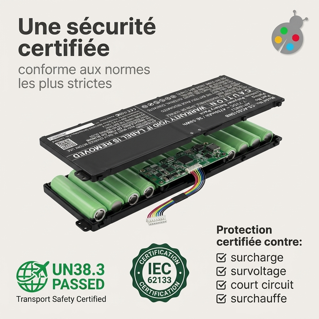 Batterie ordinateur portable acer aspire 3 a317 33 p9ds