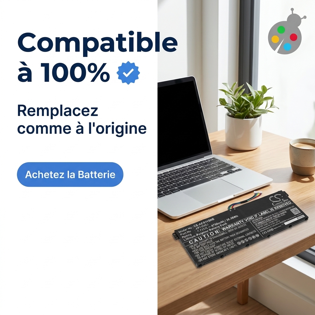 Batterie ordinateur portable acer aspire 3 a317 33 p9ds