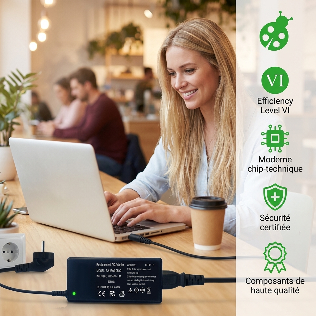Chargeur ordinateur portable dell inspiron 15 5580