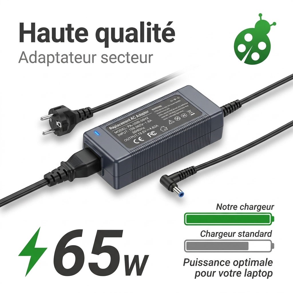 Chargeur ordinateur portable dell inspiron 14 5482