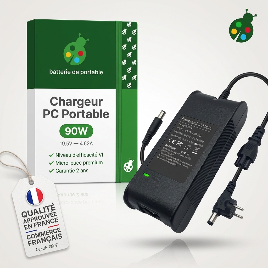 Chargeur ordinateur portable dell latitude e4300-p944g8
