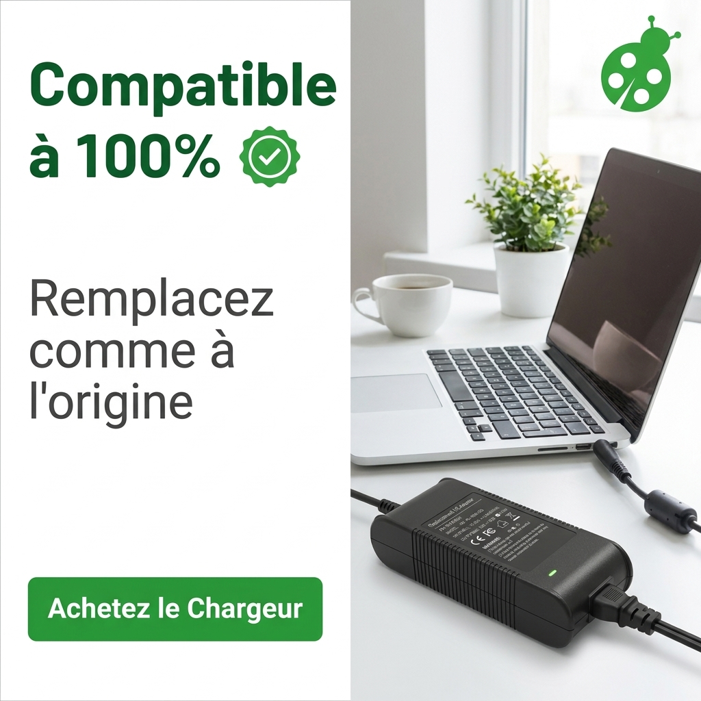 Chargeur ordinateur portable dell latitude e4300 p944g8