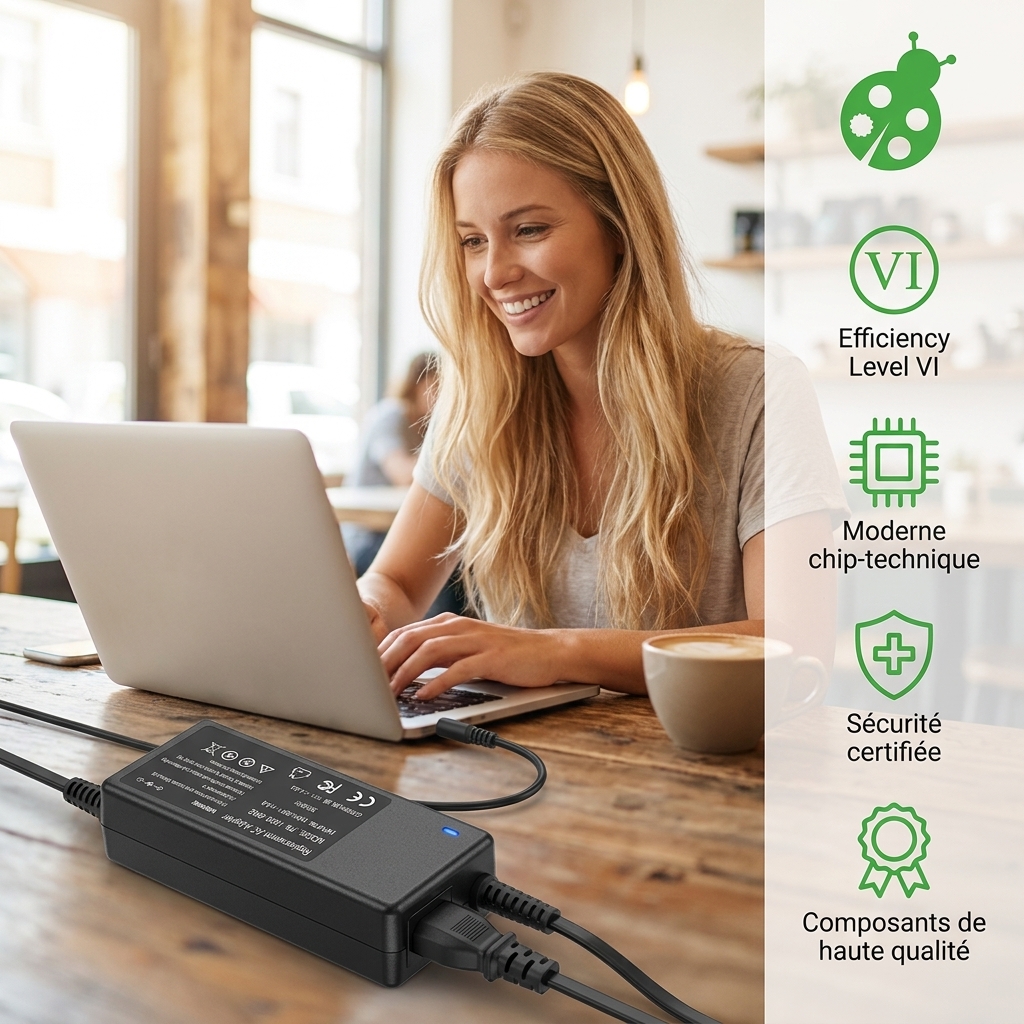 Chargeur ordinateur portable hp  pavilion 15 dw0001ur