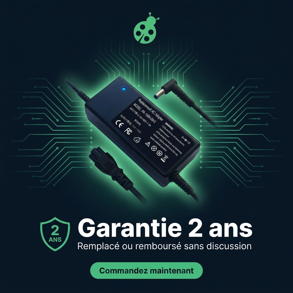 Chargeur ordinateur portable hp  pavilion 15 dw0001ur