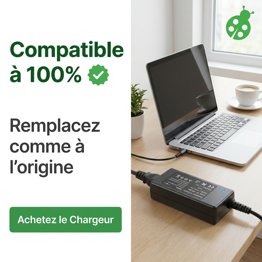 Chargeur ordinateur portable hp  pavilion 15 dw0001ur