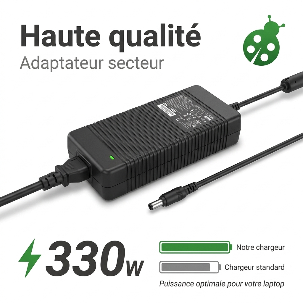 Chargeur ordinateur portable alienware predator 15 g9 593