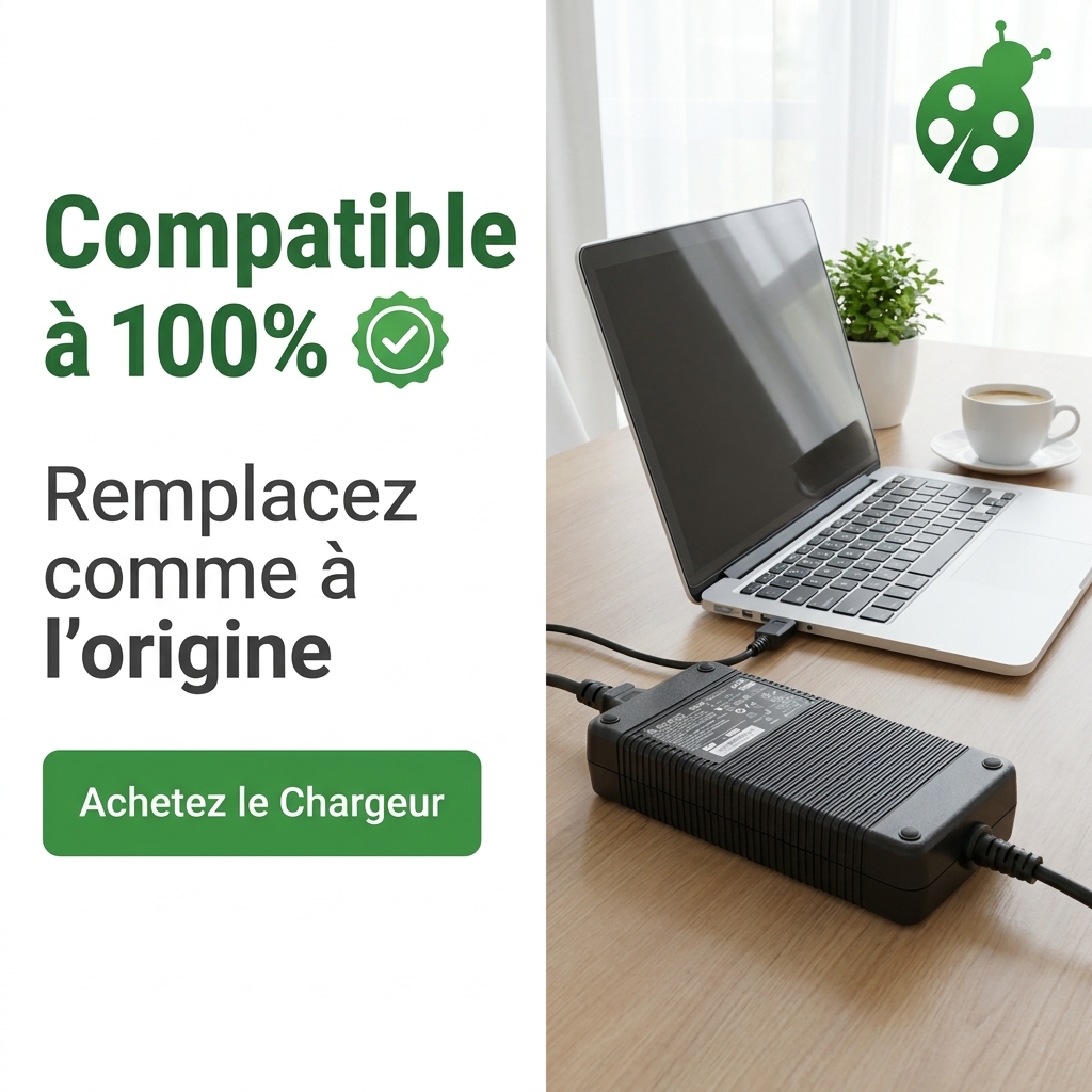 Chargeur ordinateur portable alienware predator 15 g9 593