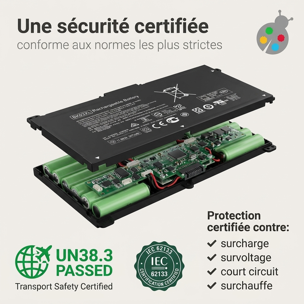 Batterie ordinateur portable hp pavilion x360 14 ba023nf