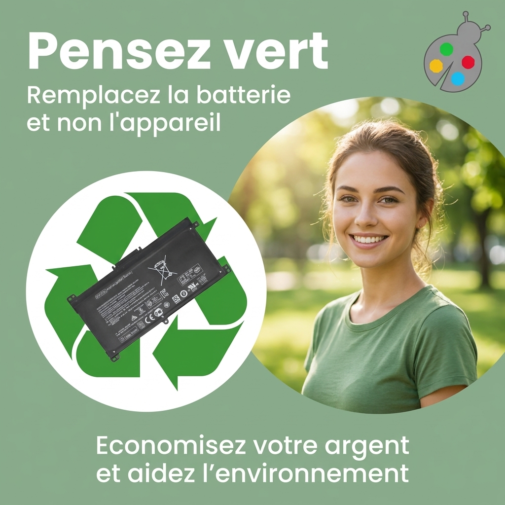 Batterie ordinateur portable hp pavilion x360 14 ba023nf