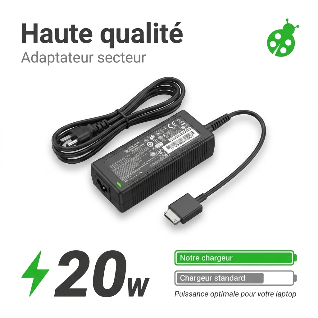 Chargeur ordinateur portable hp  envy x2 12 g005tu