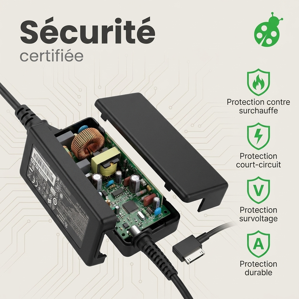 Chargeur ordinateur portable hp  envy x2 12 g005tu