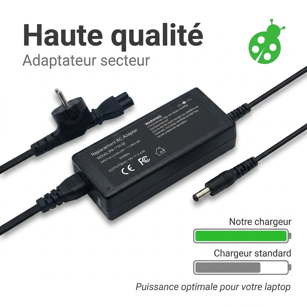 Chargeur ordinateur portable asus p1501ua gq912r