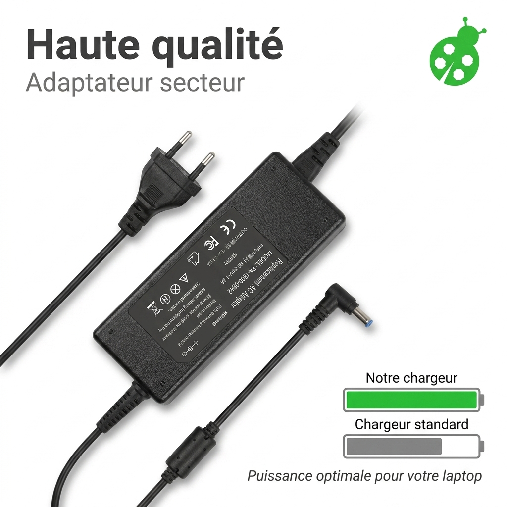 Chargeur ordinateur portable hp  pavilion 14 ck0007nf
