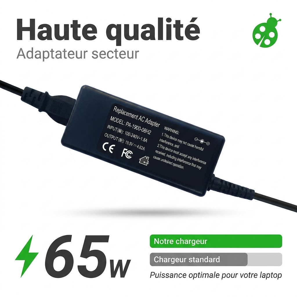 Chargeur ordinateur portable dell optiplex 3040