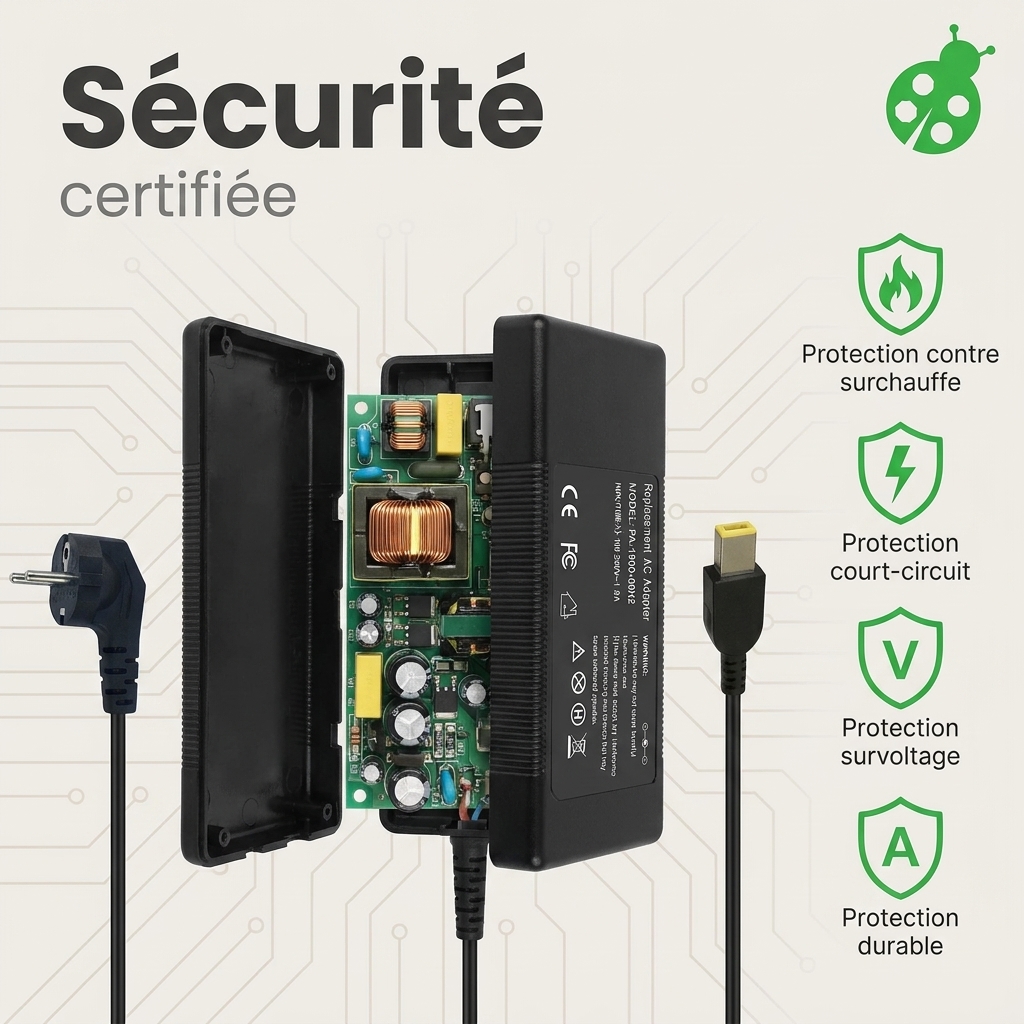 Chargeur ordinateur portable lenovo legion y540 15irh