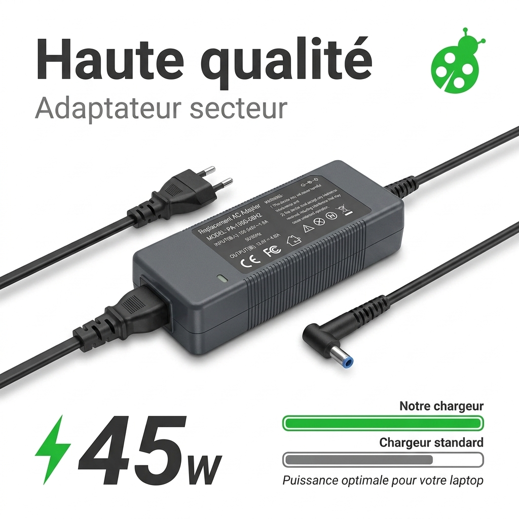 Chargeur ordinateur portable hp  stream 14 ds0007nf