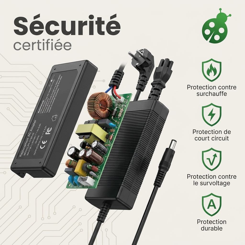 Chargeur ordinateur portable asus s509ua ej999t