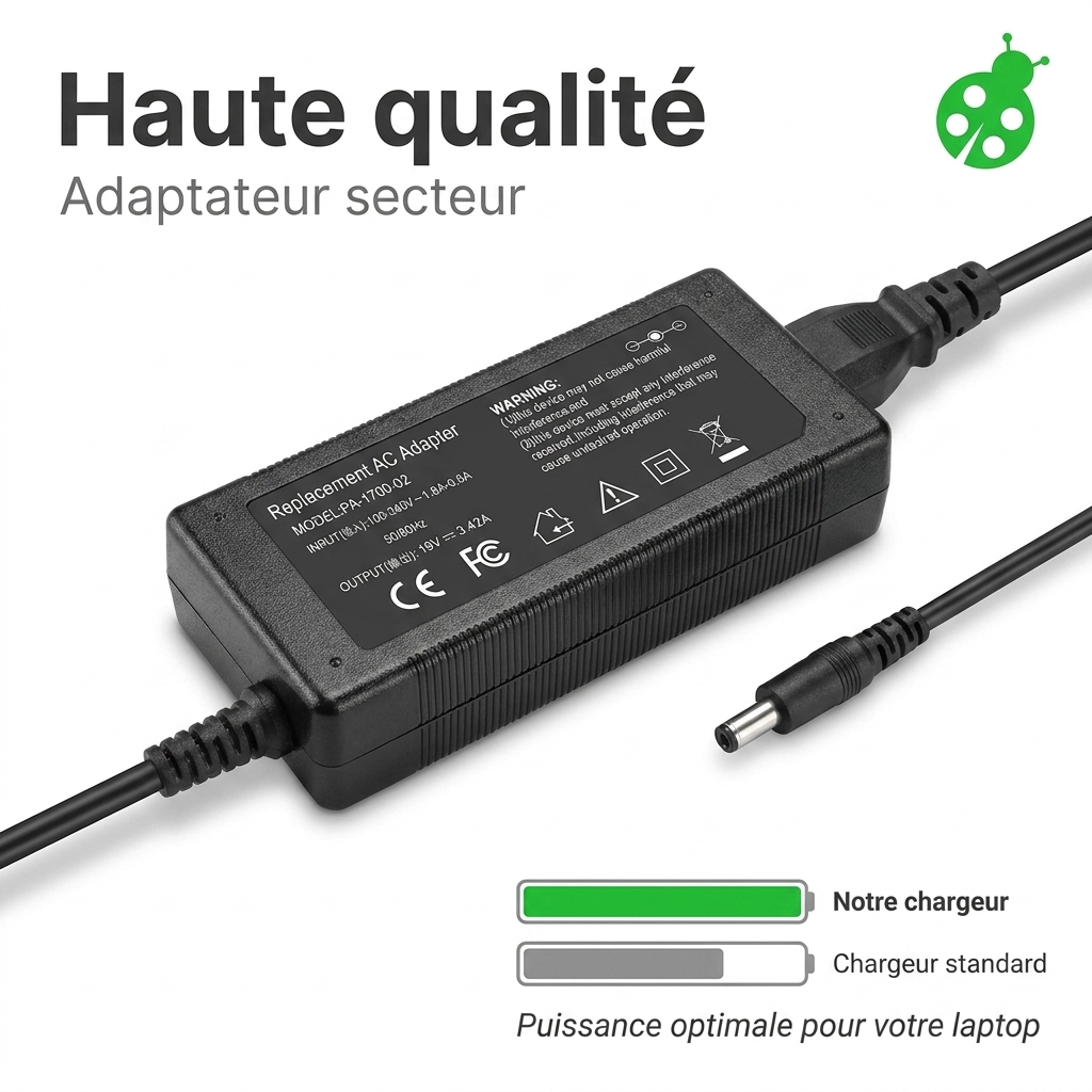 Chargeur ordinateur portable asus m409d