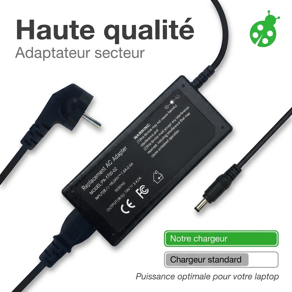 Chargeur ordinateur portable asus m509da