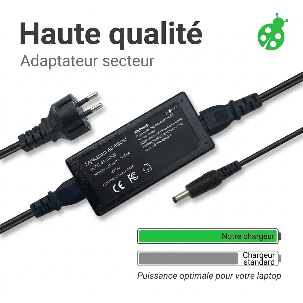 Chargeur ordinateur portable asus r521fl