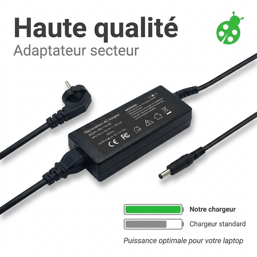 Chargeur ordinateur portable asus x509ua ej061t