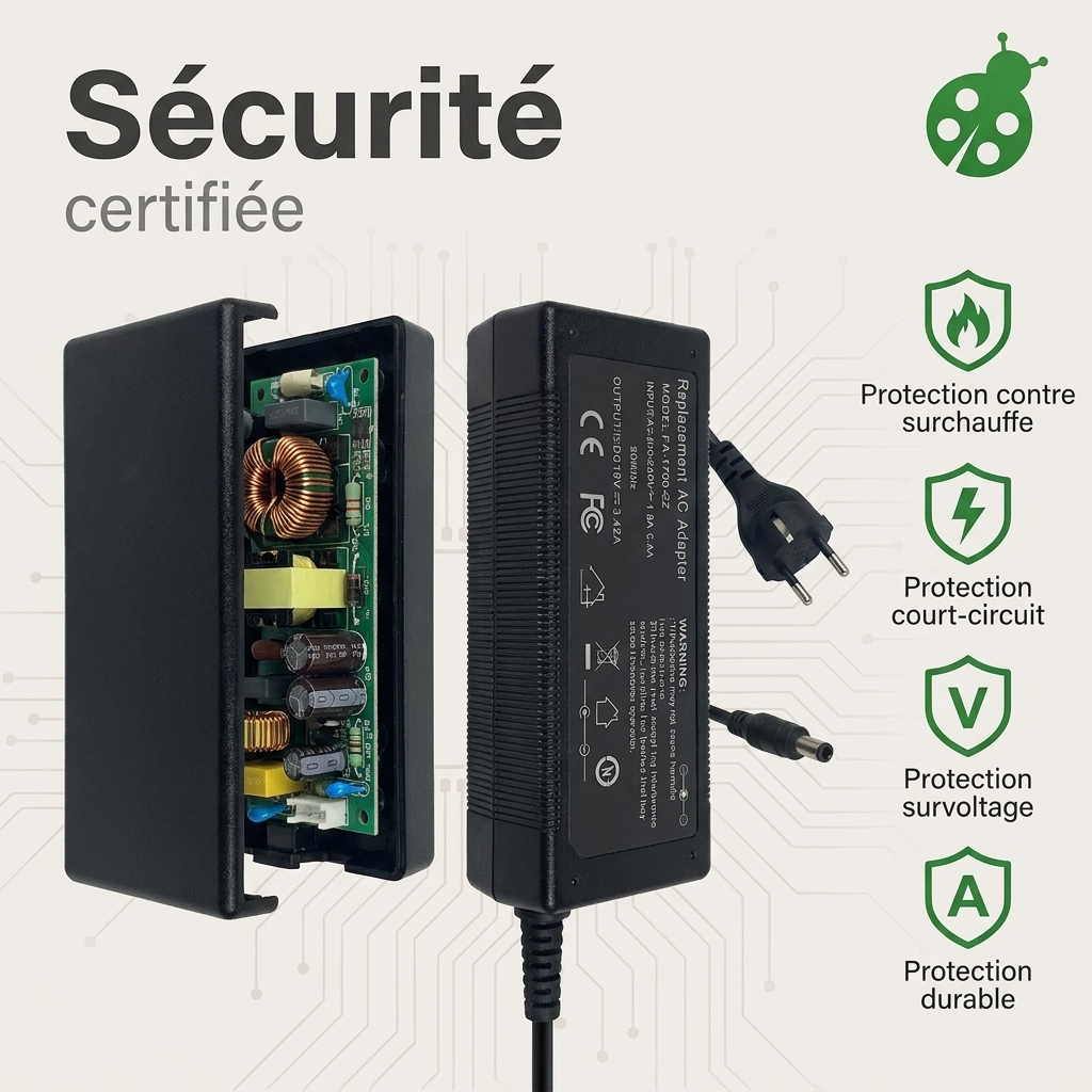 Chargeur ordinateur portable asus e406ma bv106t