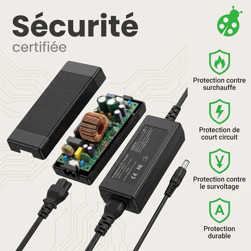 Chargeur ordinateur portable asus f543ua dm1662t