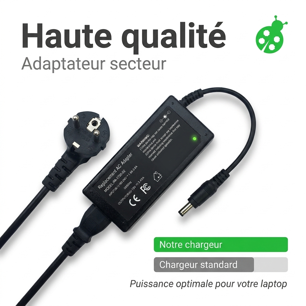 Chargeur ordinateur portable asus m509da ej333t