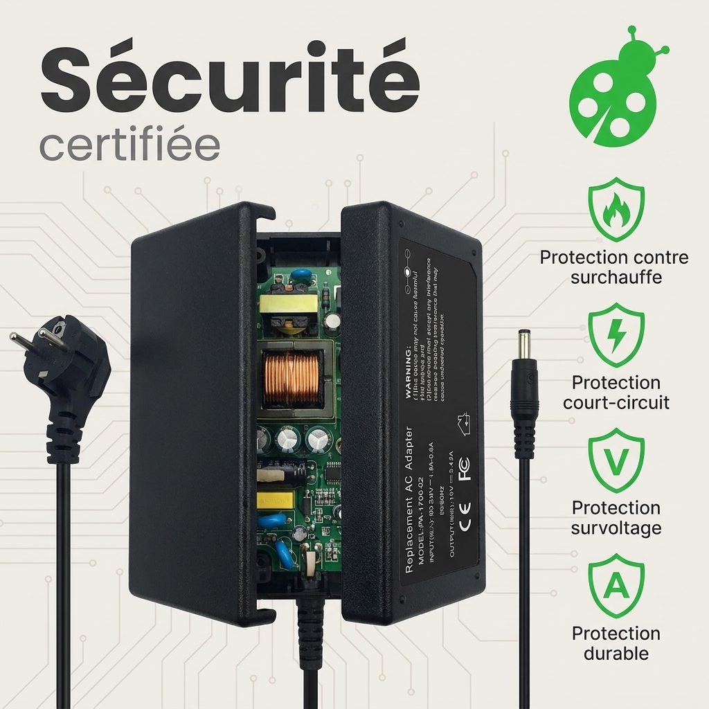 Chargeur ordinateur portable asus m509da ej333t