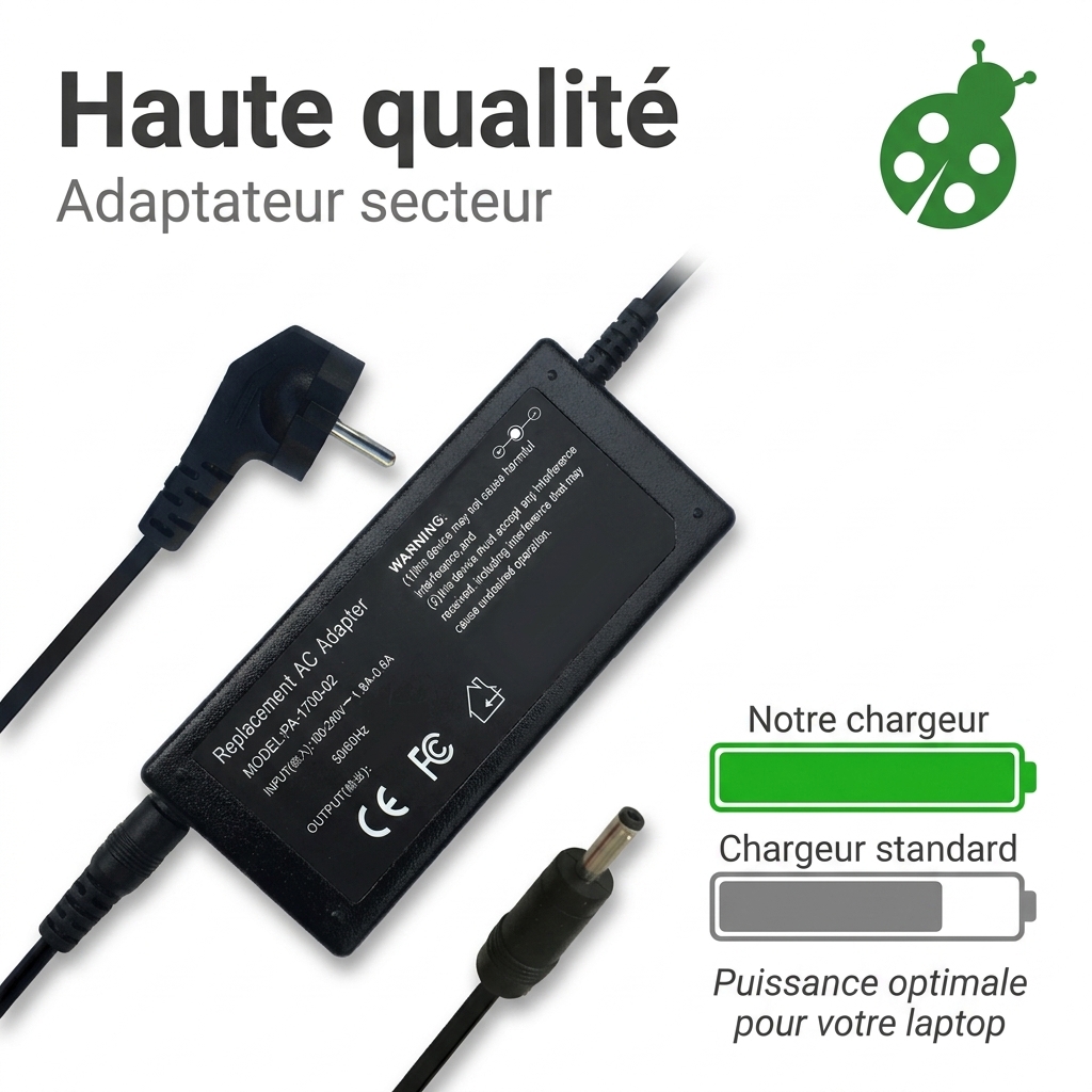 Chargeur ordinateur portable asus zenbook um462da ai036t