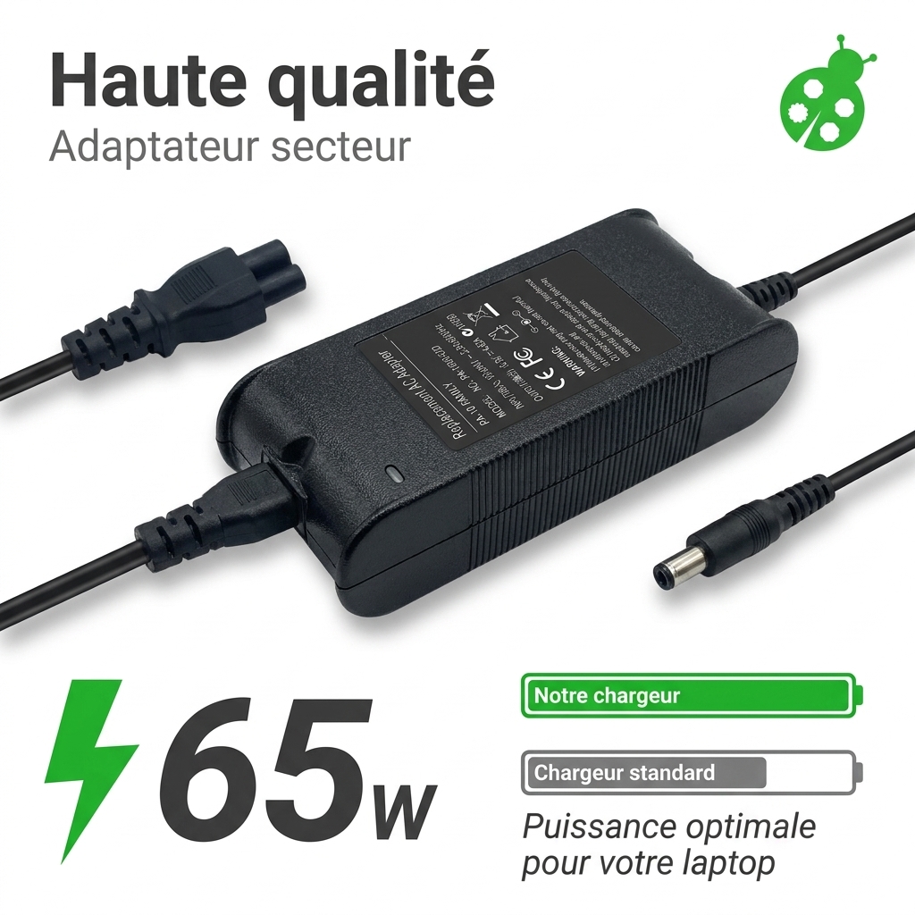 Chargeur ordinateur portable dell latitude 5491