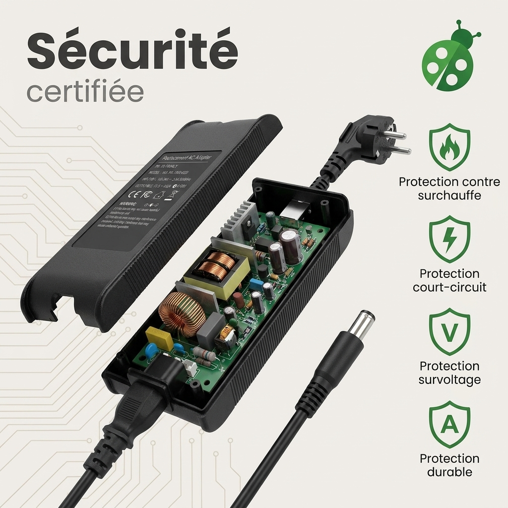 Chargeur ordinateur portable dell latitude e5511
