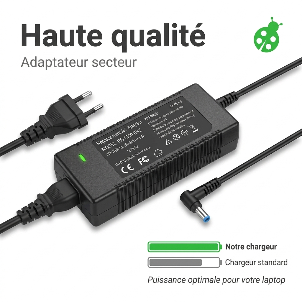 Chargeur ordinateur portable dell inspiron 15 5593
