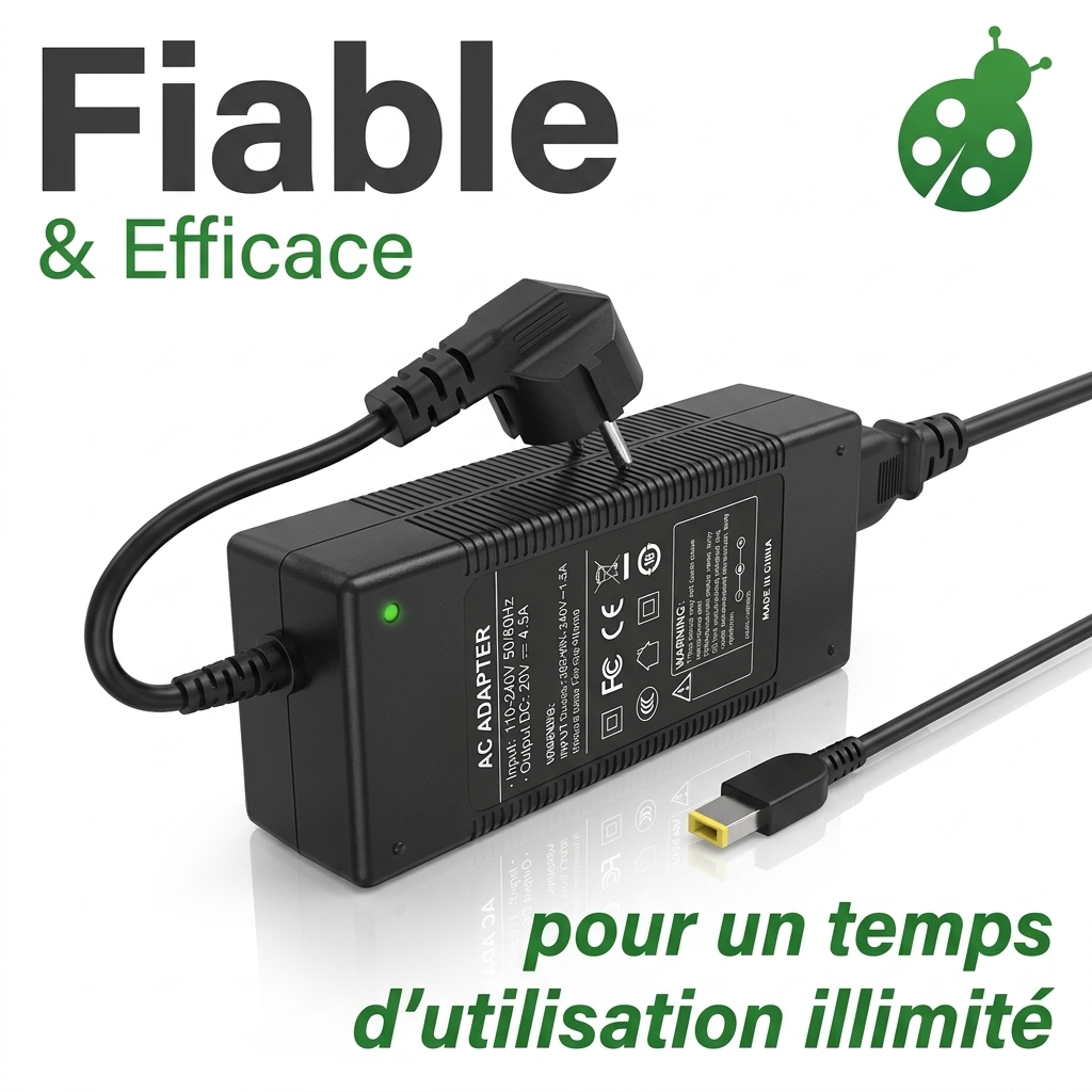 Chargeur ordinateur portable lenovo v130 15ikb
