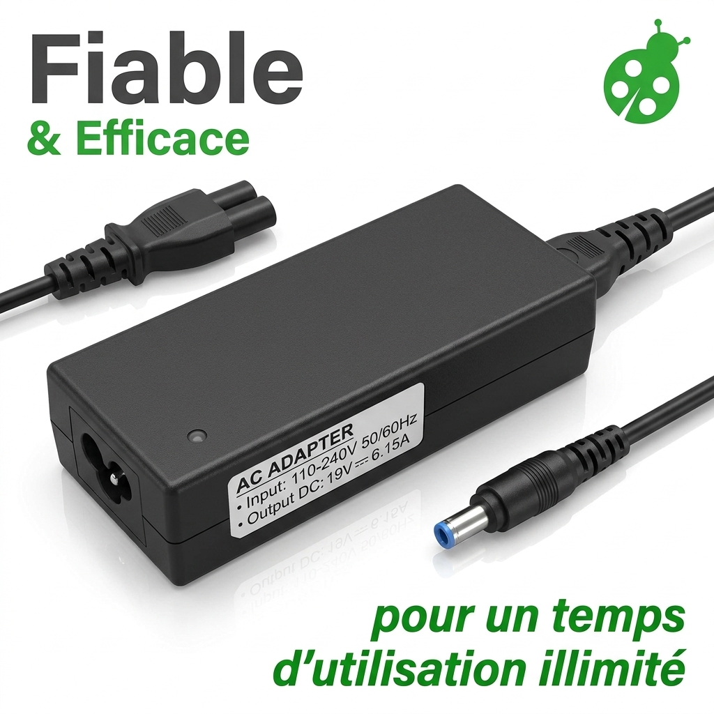 Chargeur ordinateur portable hp  pavilion 15 bc301nf